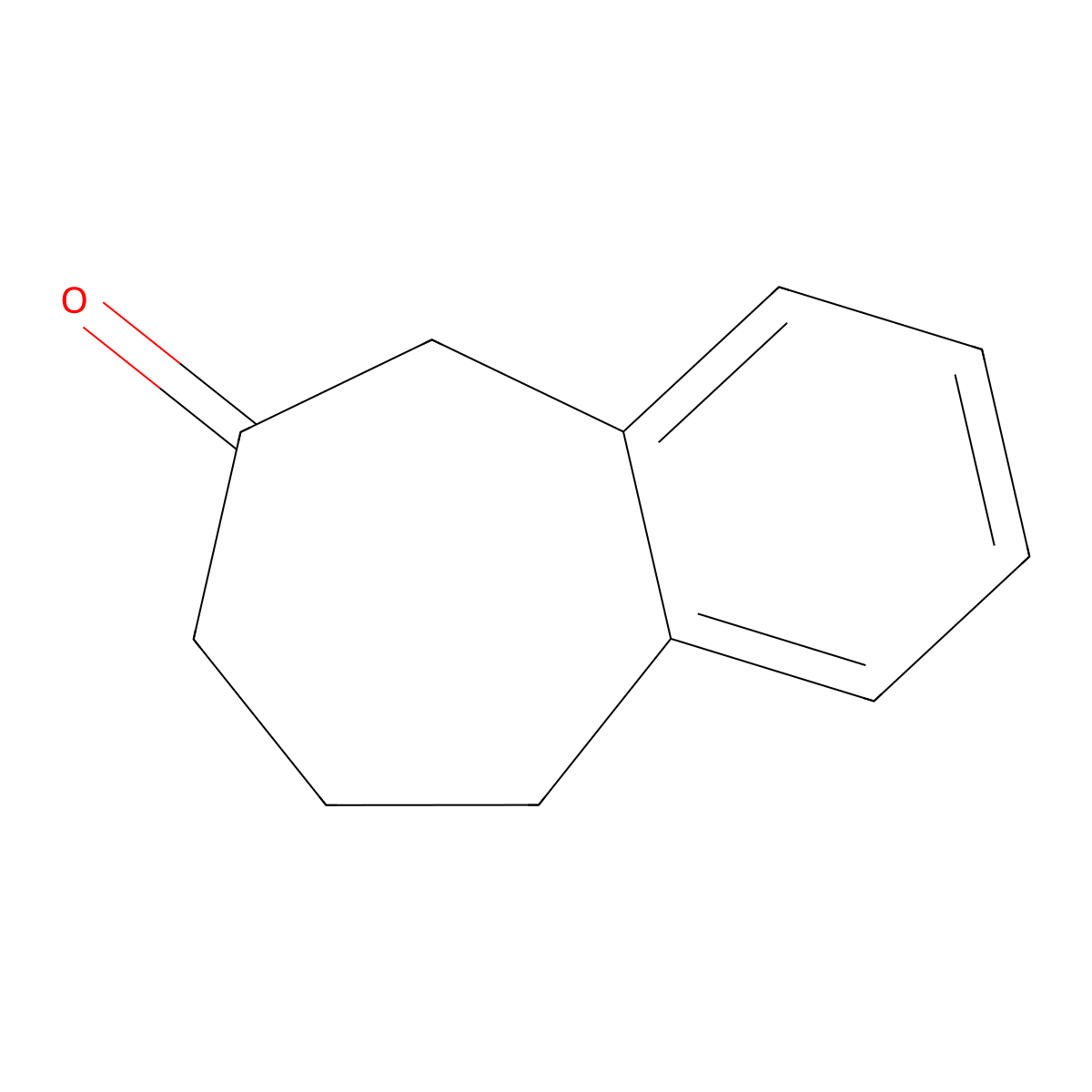 6,7,8,9-tetrahydro-5H-benzo(7)annulen-6-one molecular structure, CAS 34663-15-5