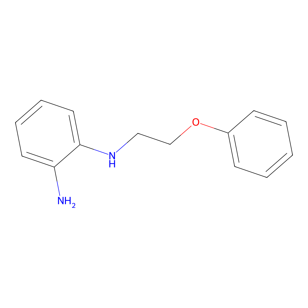 (2-Aminophenyl)(2-phenoxyethyl)amine molecular structure, CAS 346662-82-6