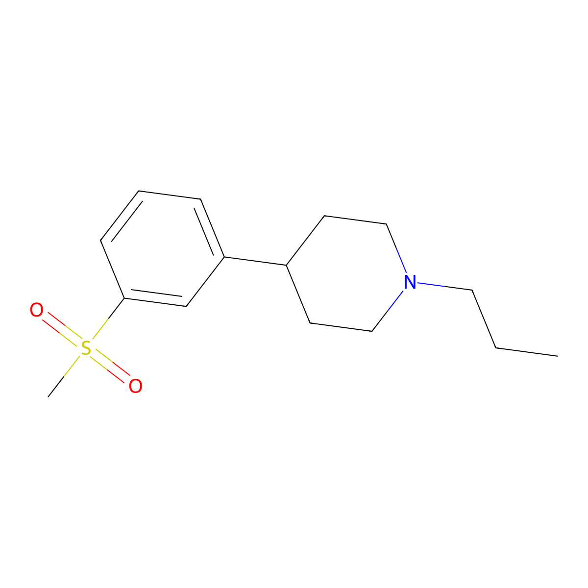 Pridopidine molecular structure, CAS 346688-38-8