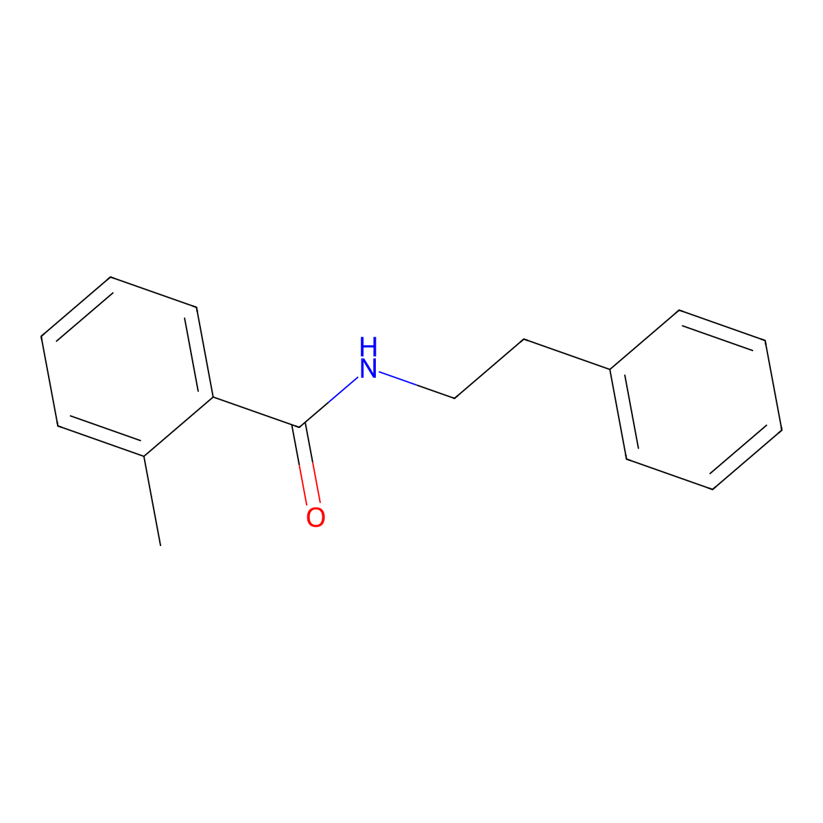 2-methyl-N-(2-phenylethyl)benzamide molecular structure, CAS 346689-66-5