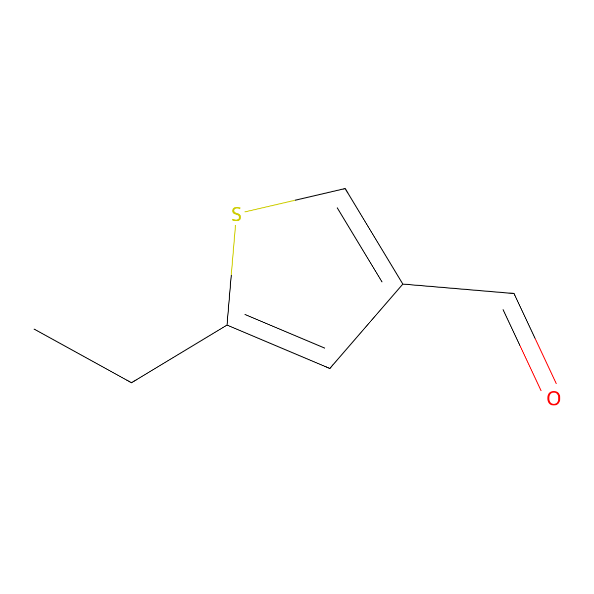 5-Ethylthiophene-3-carbaldehyde molecular structure, CAS 34669-00-6
