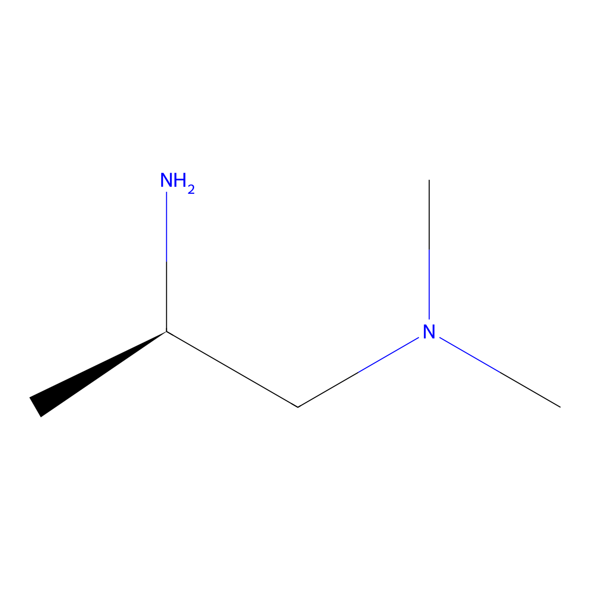 [(2R)-2-aminopropyl]dimethylamine molecular structure, CAS 346690-99-1