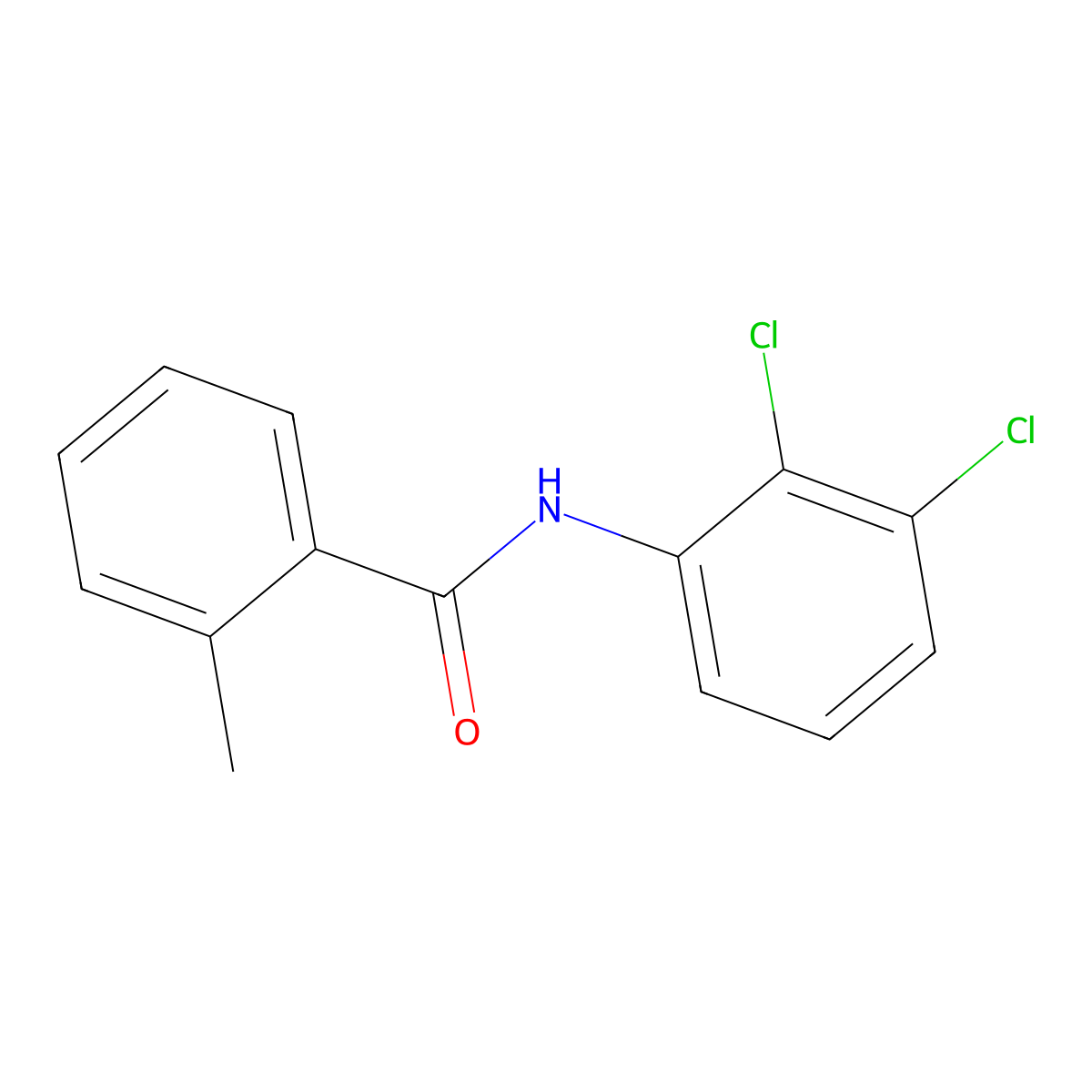 N-(2,3-dichlorophenyl)-2-methylbenzamide molecular structure, CAS 346691-12-1