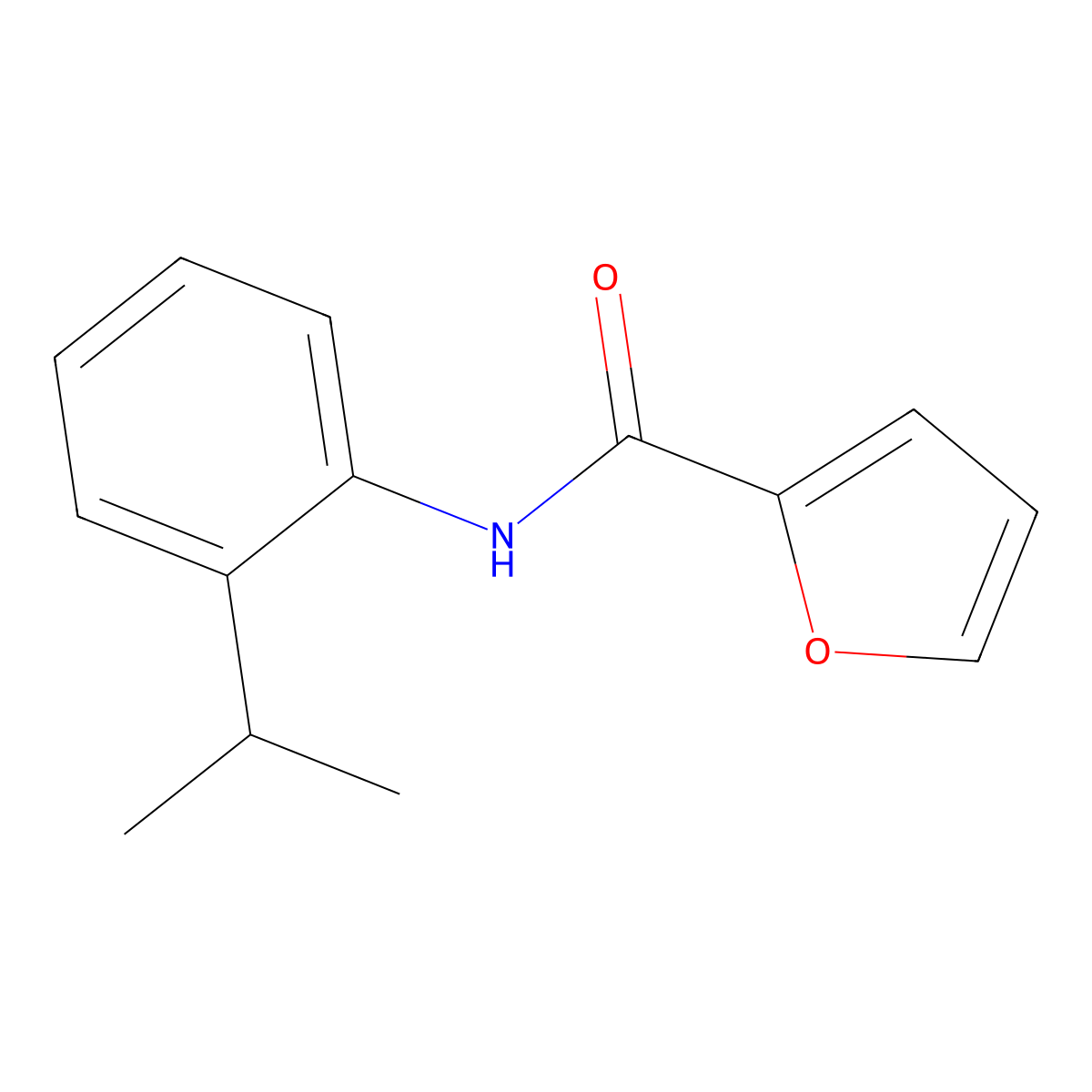 N-(2-isopropylphenyl)-2-furamide molecular structure, CAS 346692-50-0