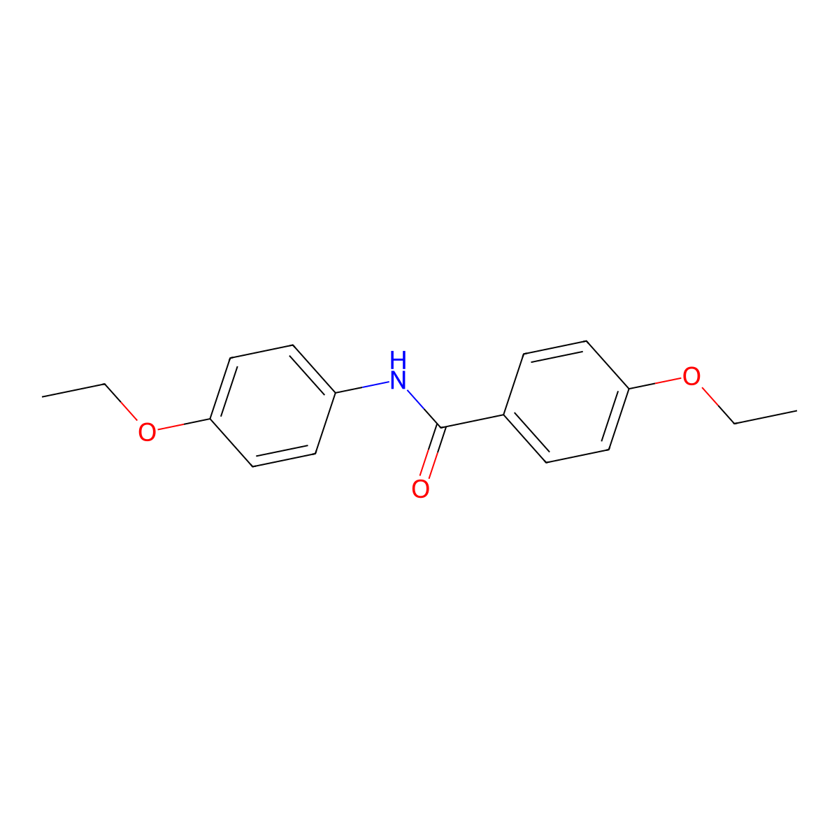 4-ethoxy-N-(4-ethoxyphenyl)benzamide molecular structure, CAS 346693-09-2