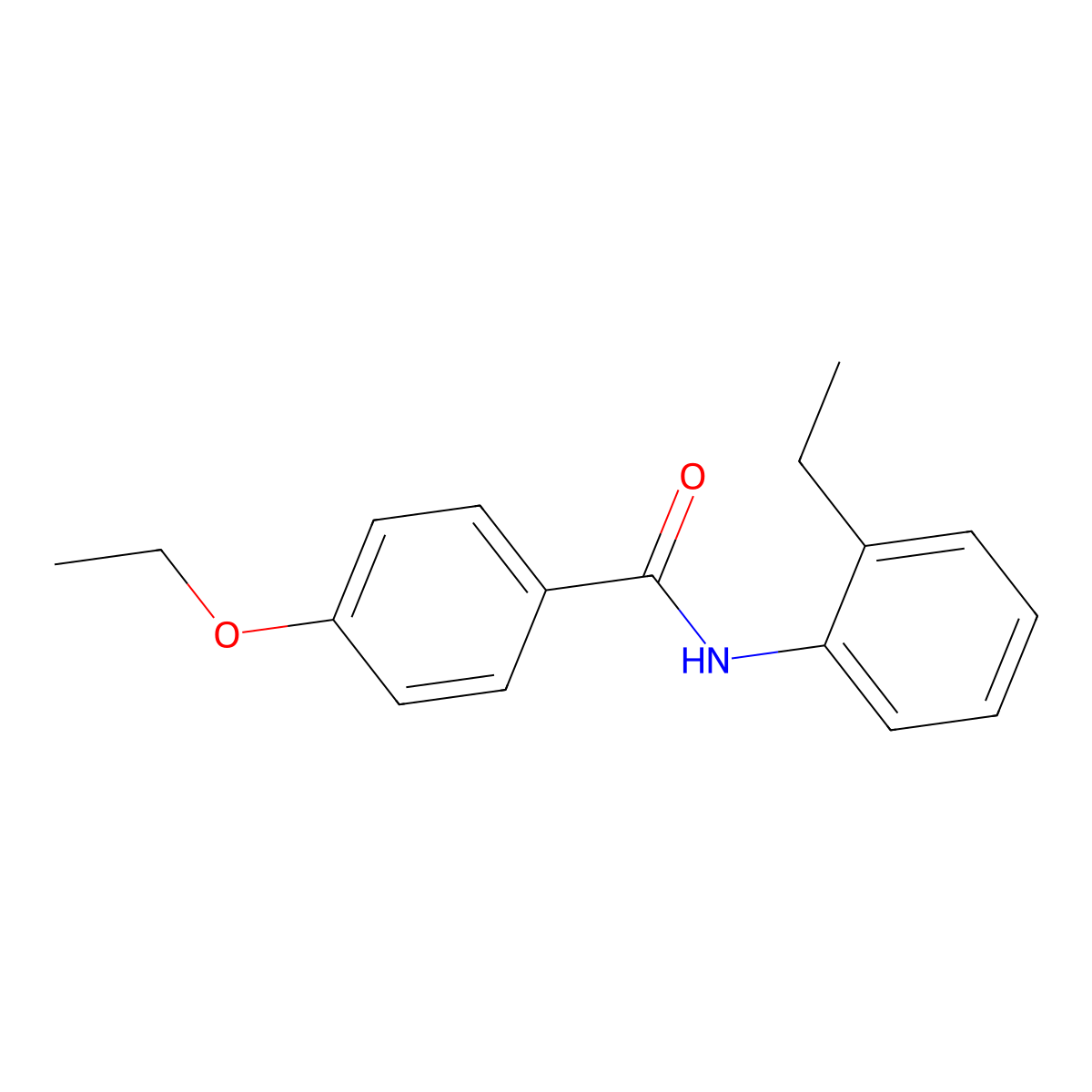 4-ethoxy-N-(2-ethylphenyl)benzamide molecular structure, CAS 346693-13-8