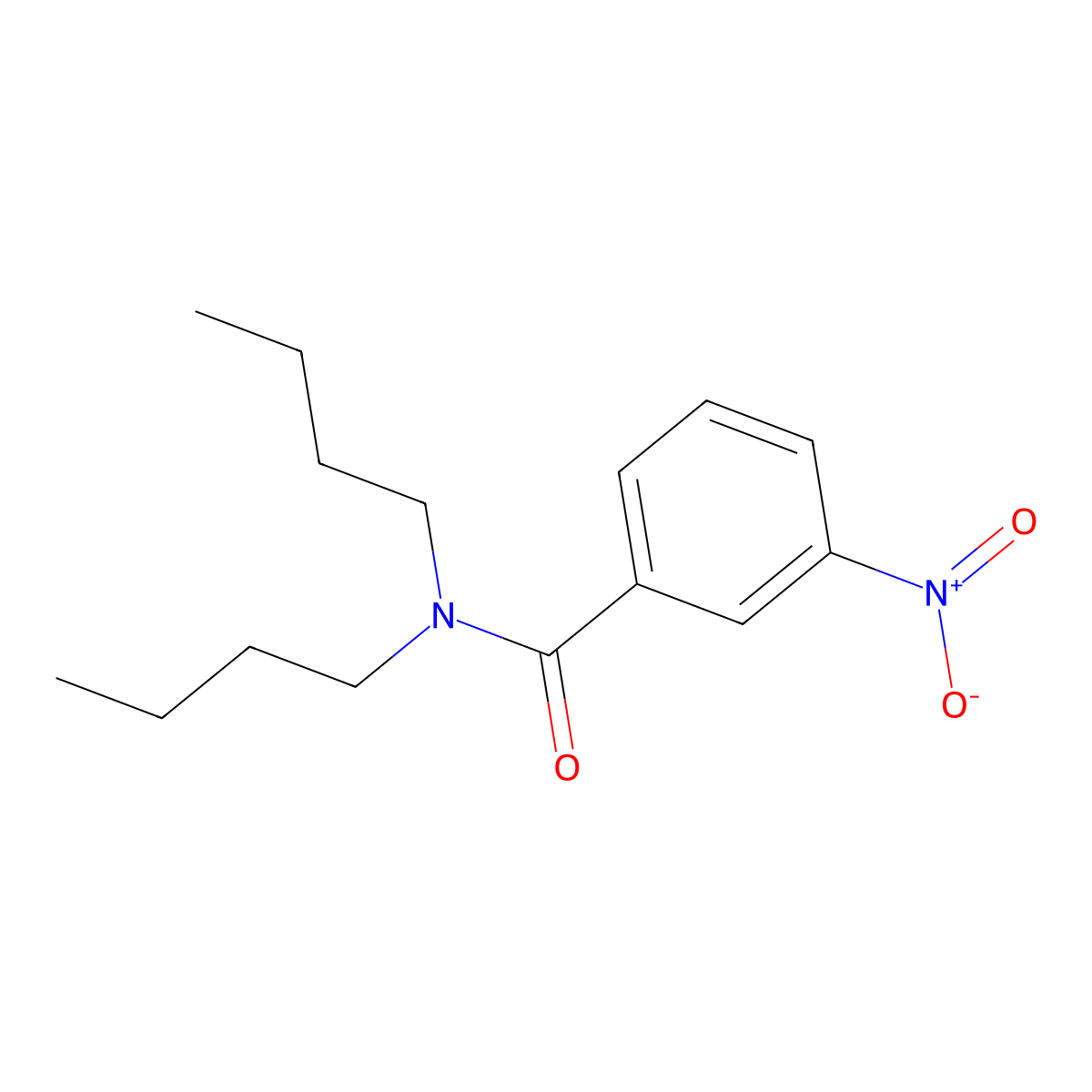 N,N-dibutyl-3-nitrobenzamide molecular structure, CAS 346695-03-2