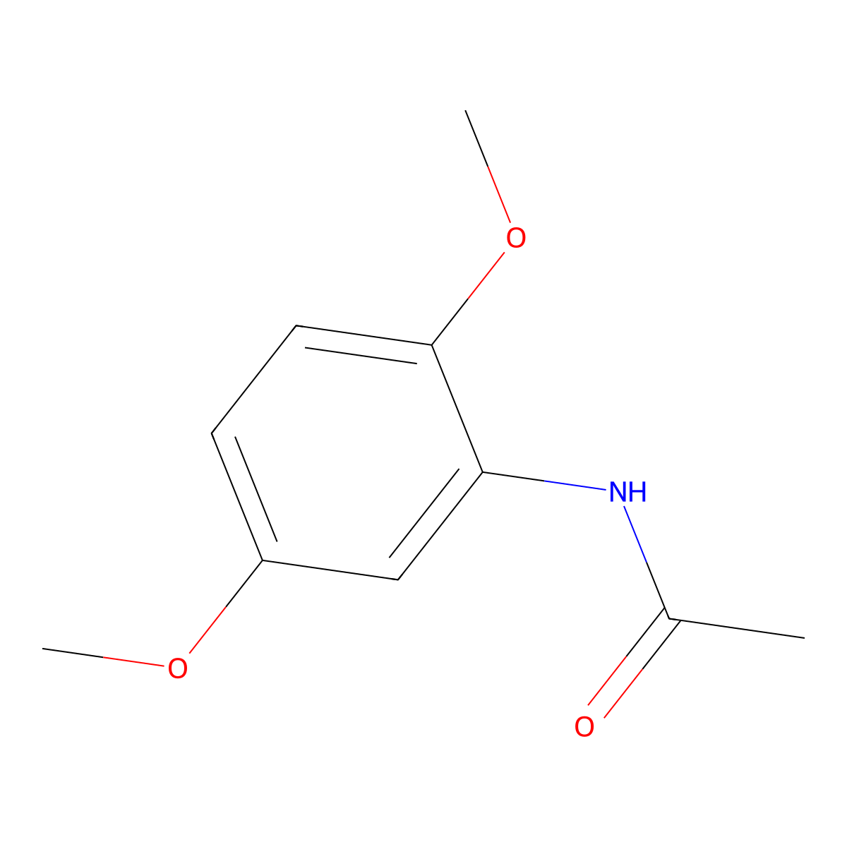 N-(2,5-Dimethoxyphenyl)acetamide molecular structure, CAS 3467-59-2