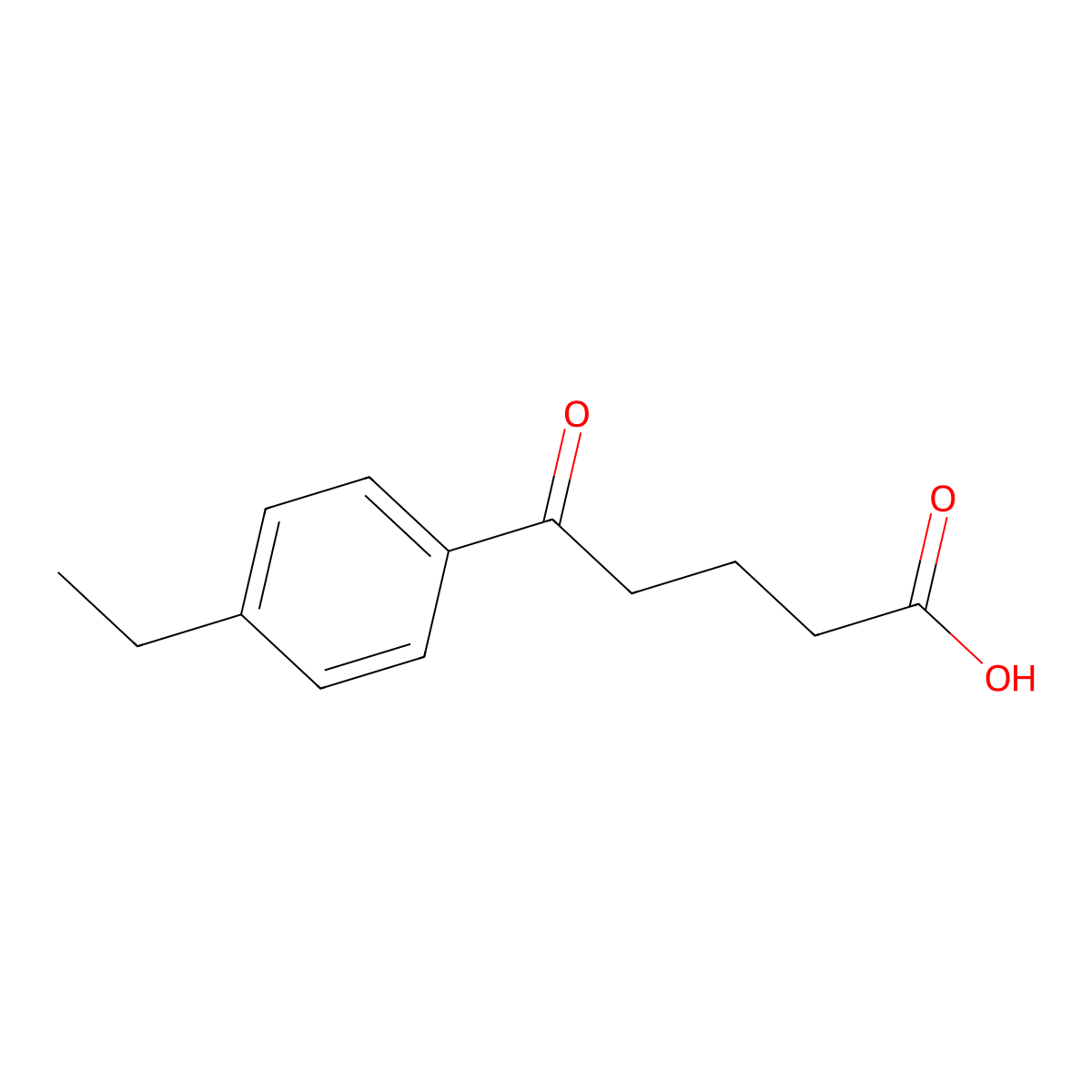 5-(4-Ethylphenyl)-5-oxovaleric acid molecular structure, CAS 34670-04-7