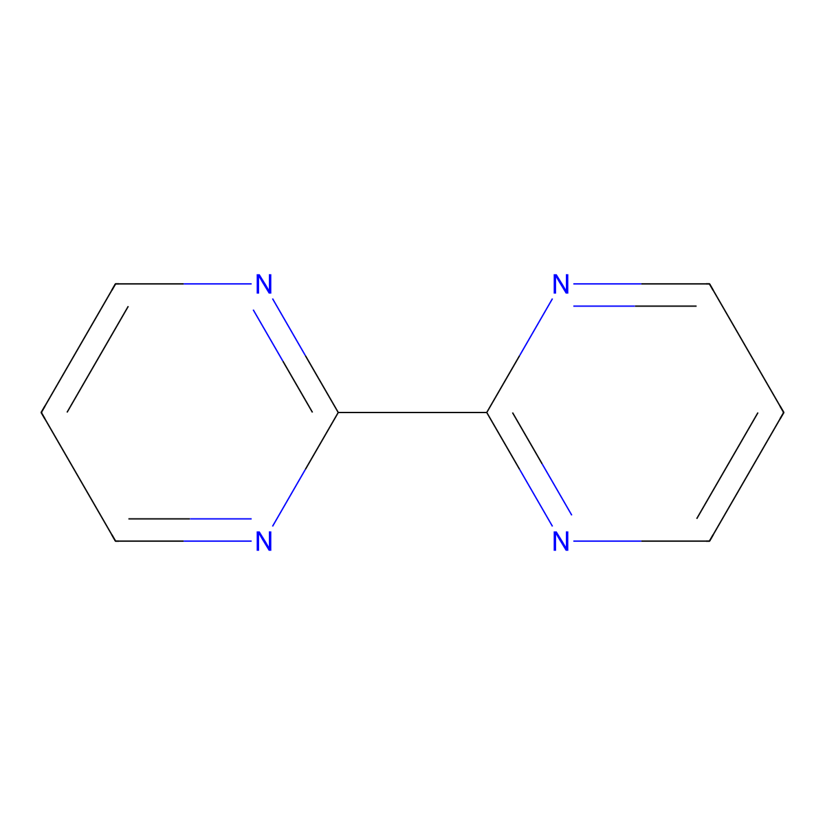 2,2'-Bipyrimidine molecular structure, CAS 34671-83-5