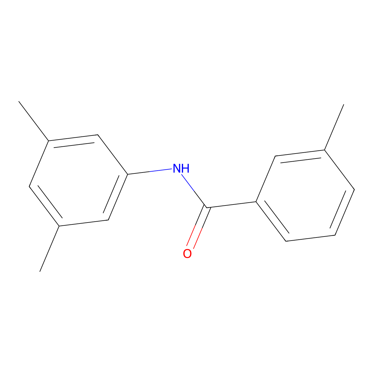 N-(3,5-dimethylphenyl)-3-methylbenzamide molecular structure, CAS 346720-25-0