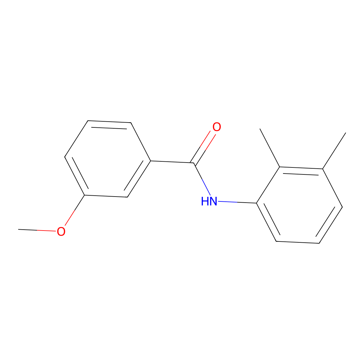 N-(2,3-dimethylphenyl)-3-methoxybenzamide molecular structure, CAS 346721-77-5