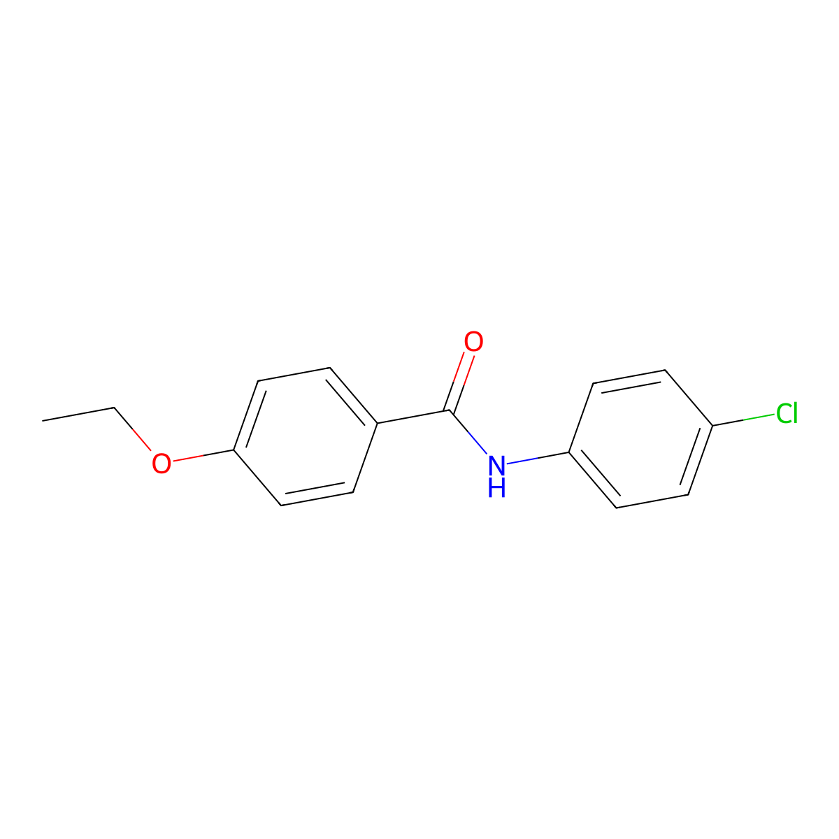 N-(4-chlorophenyl)-4-ethoxybenzamide molecular structure, CAS 346721-79-7