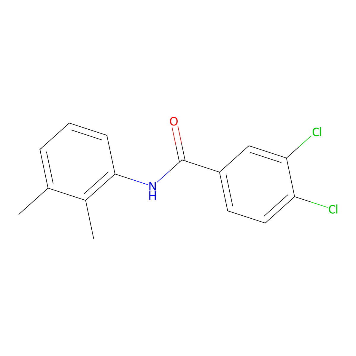 3,4-dichloro-N-(2,3-dimethylphenyl)benzamide molecular structure, CAS 346721-93-5