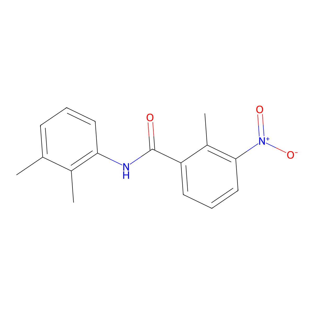 N-(2,3-dimethylphenyl)-2-methyl-3-nitrobenzamide molecular structure, CAS 346723-58-8