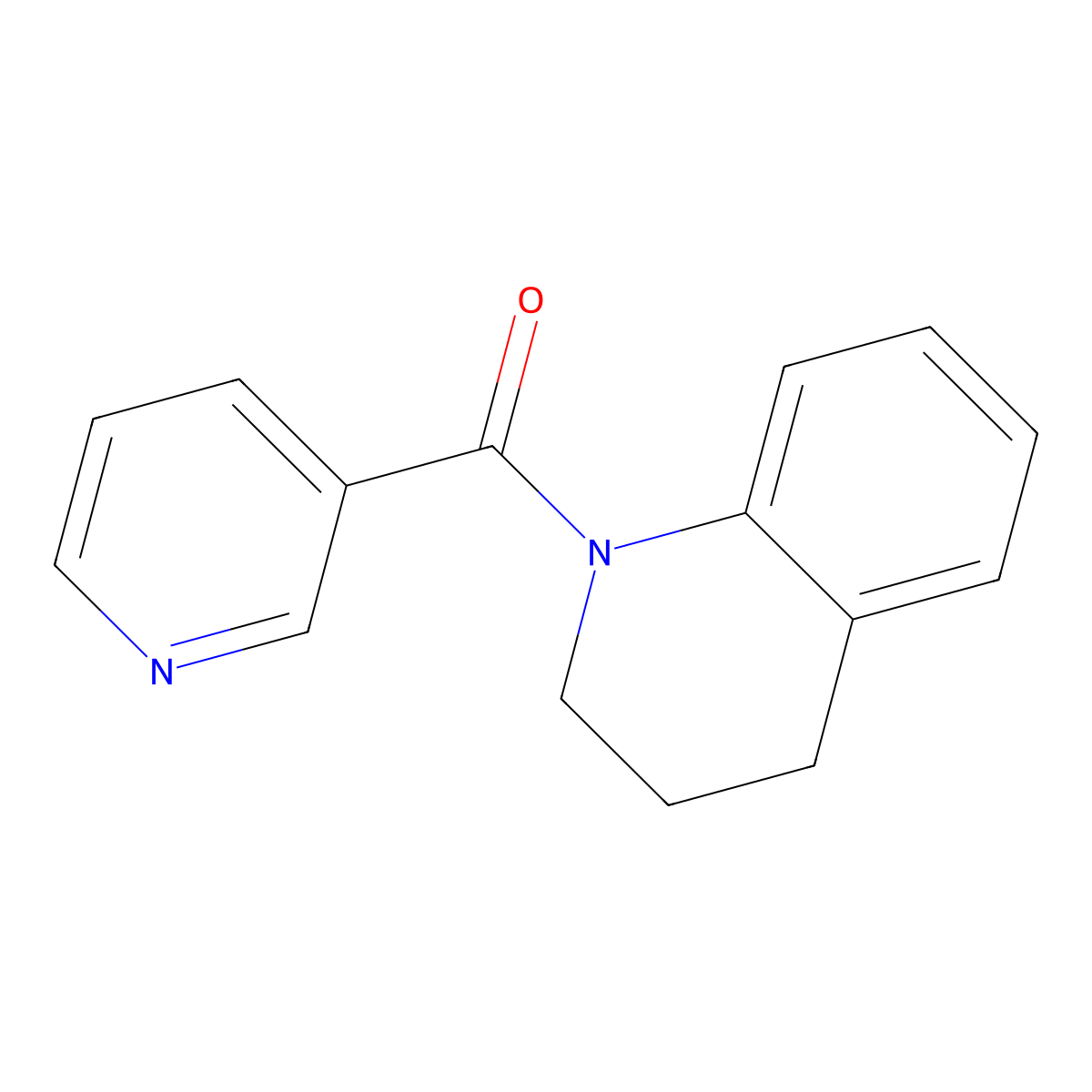 3,4-dihydro-2H-quinolin-1-yl(pyridin-3-yl)methanone molecular structure, CAS 346724-18-3
