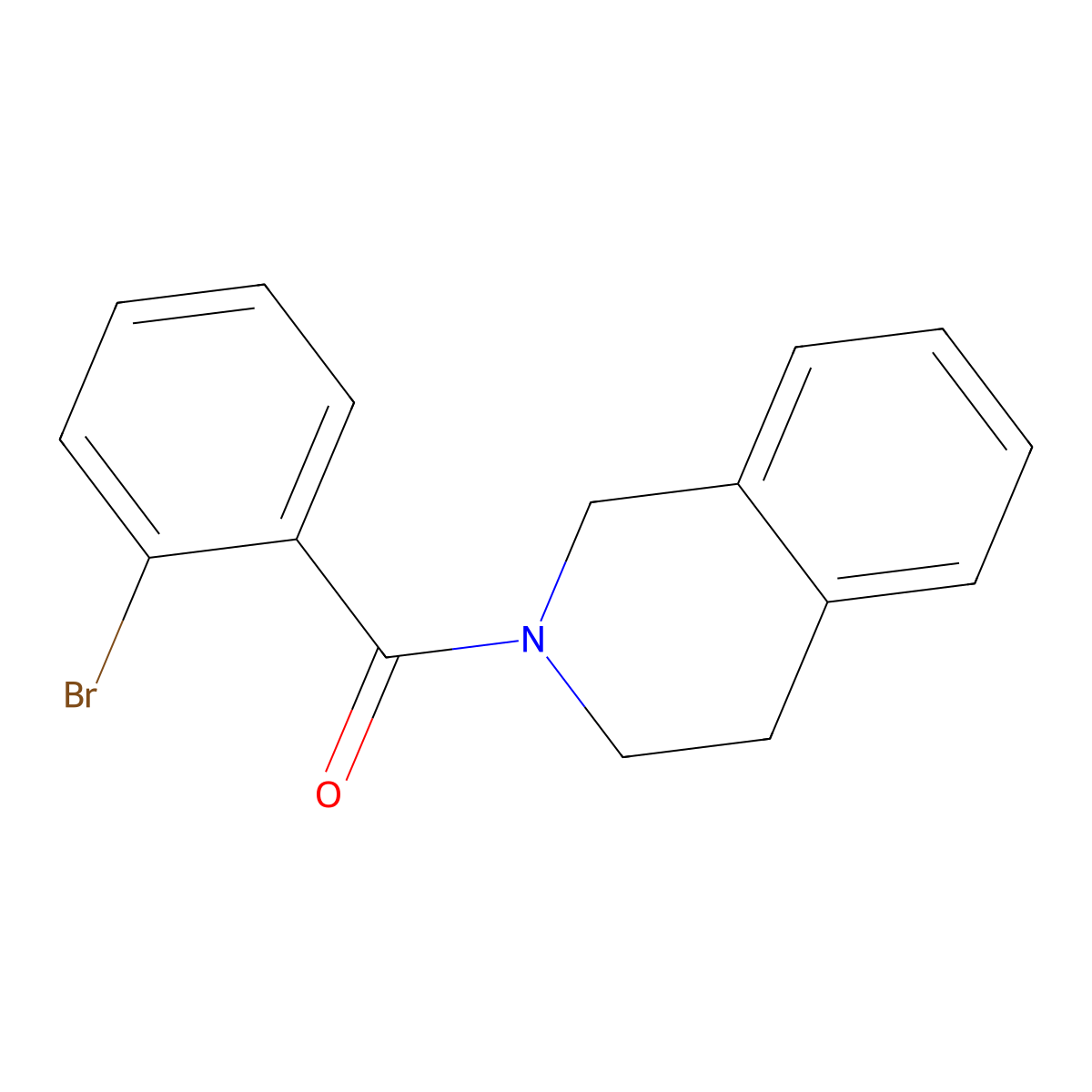 2-(2-Bromobenzoyl)-1,2,3,4-tetrahydroisoquinoline molecular structure, CAS 346725-61-9