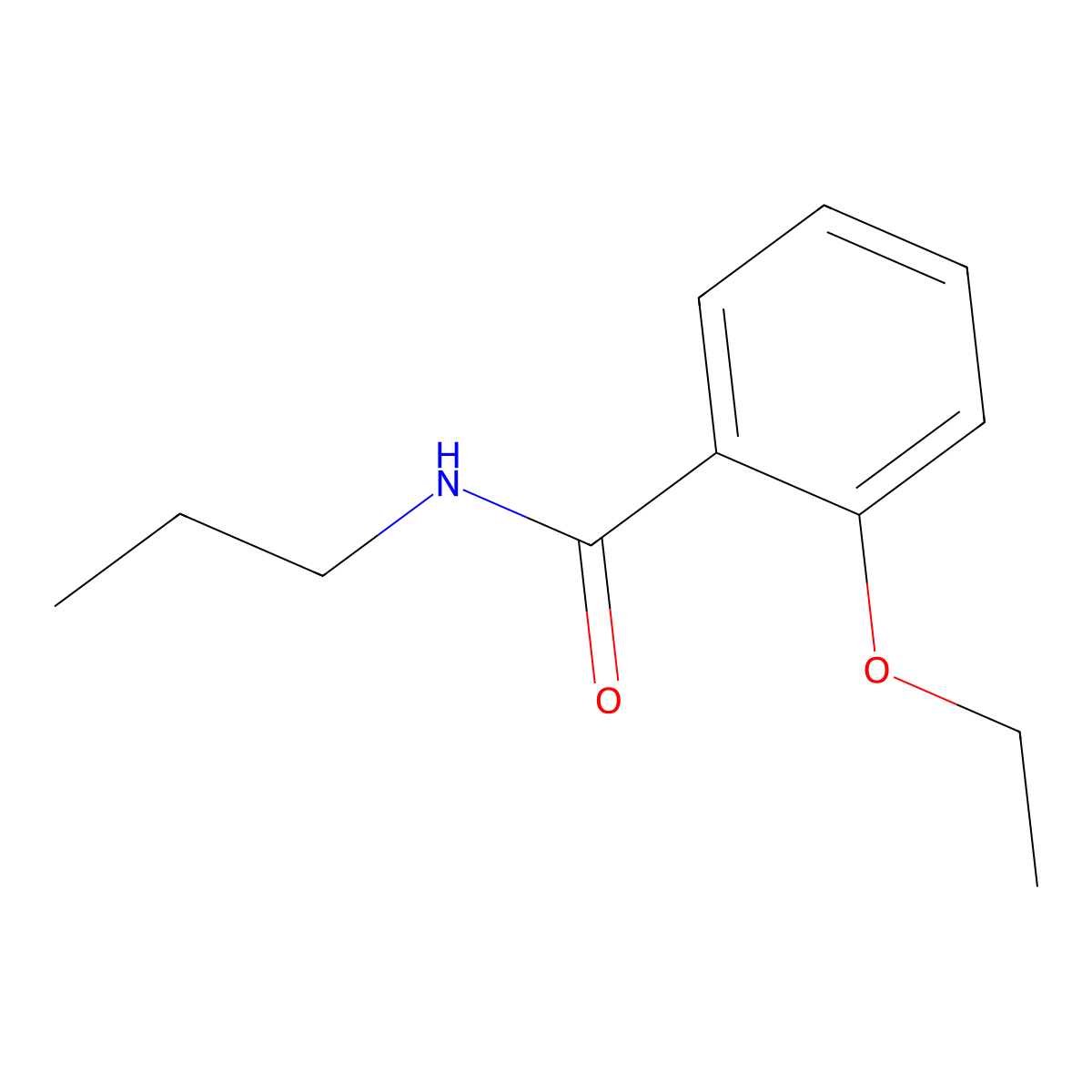2-ethoxy-N-propylbenzamide molecular structure, CAS 346726-82-7