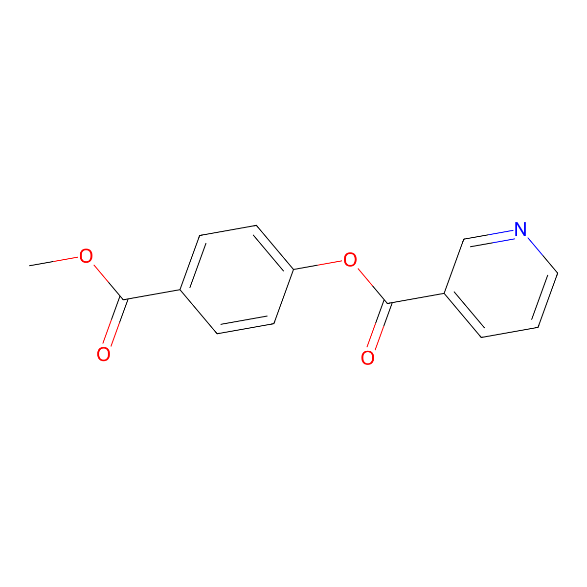 4-(Methoxycarbonyl)phenyl nicotinate molecular structure, CAS 3468-33-5