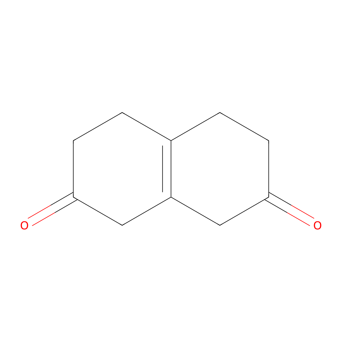 1,2,3,4,5,6,7,8-Octahydronaphthalene-2,7-dione molecular structure, CAS 3468-56-2