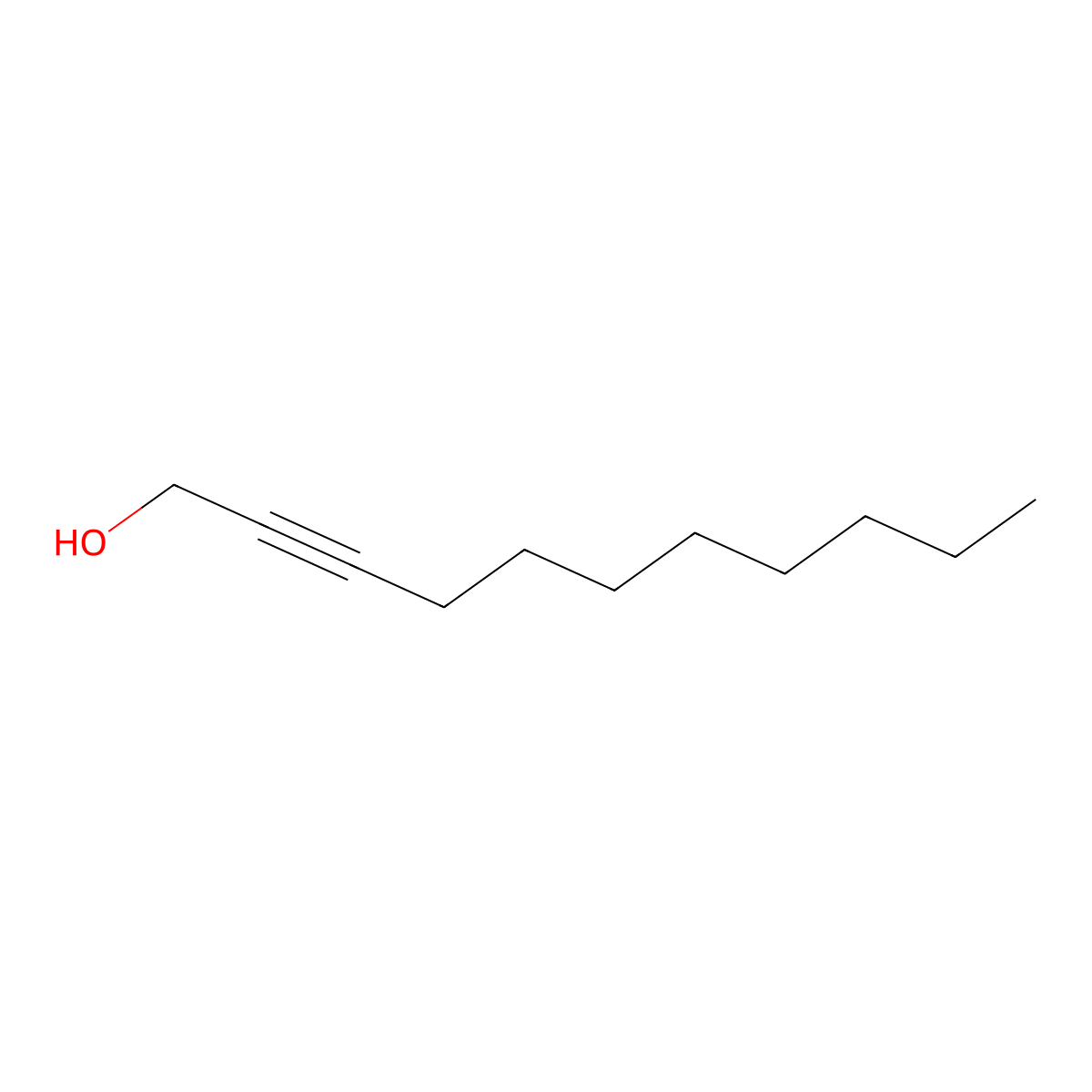 2-Undecyn-1-ol molecular structure, CAS 34683-71-1