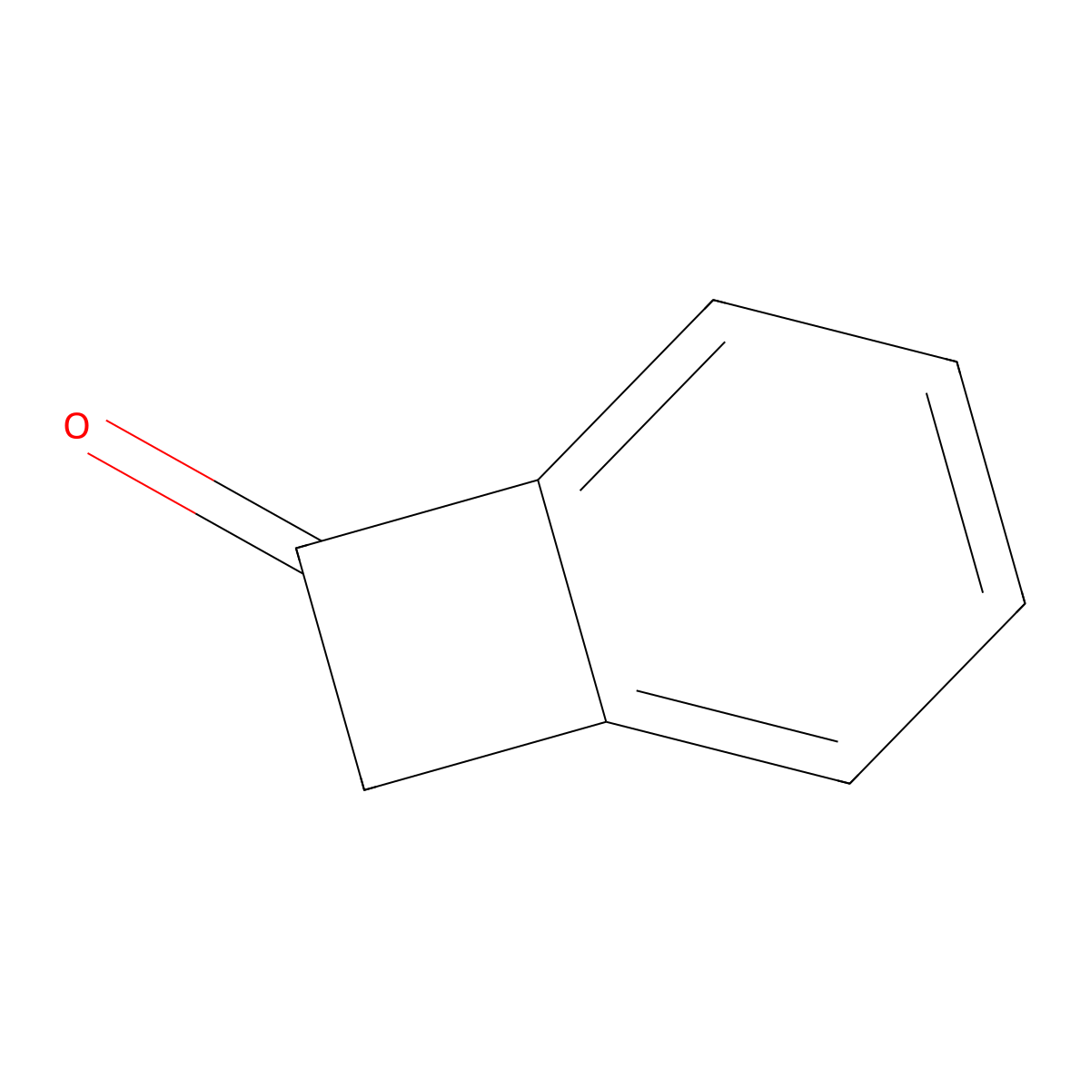Benzocyclobutanone molecular structure, CAS 3469-06-5