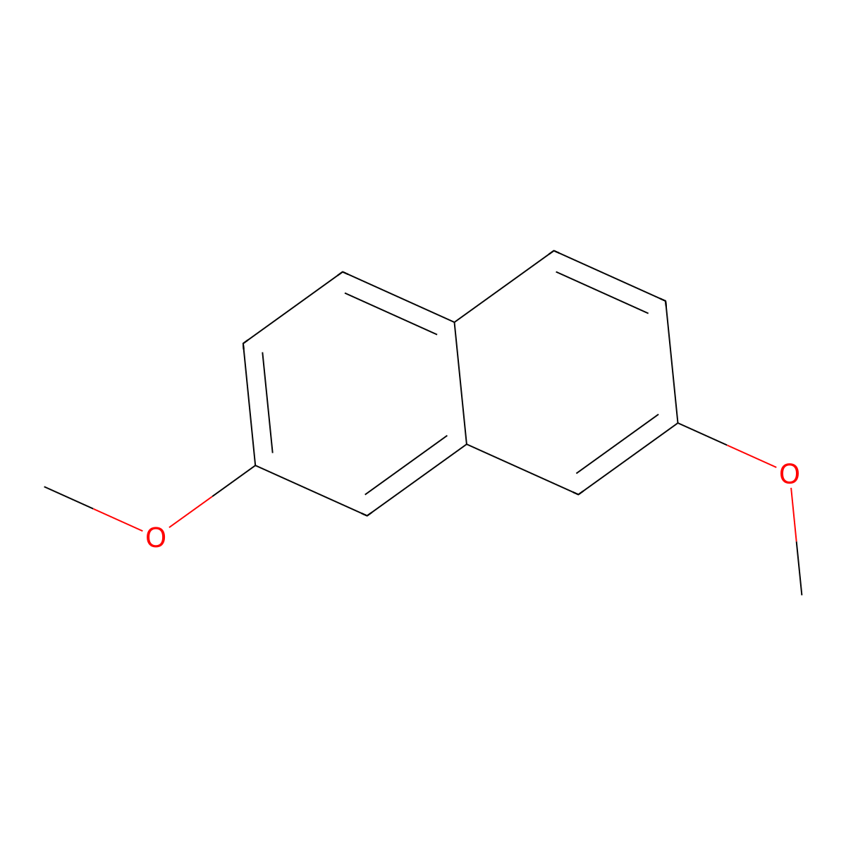 2,7-Dimethoxynaphthalene molecular structure, CAS 3469-26-9