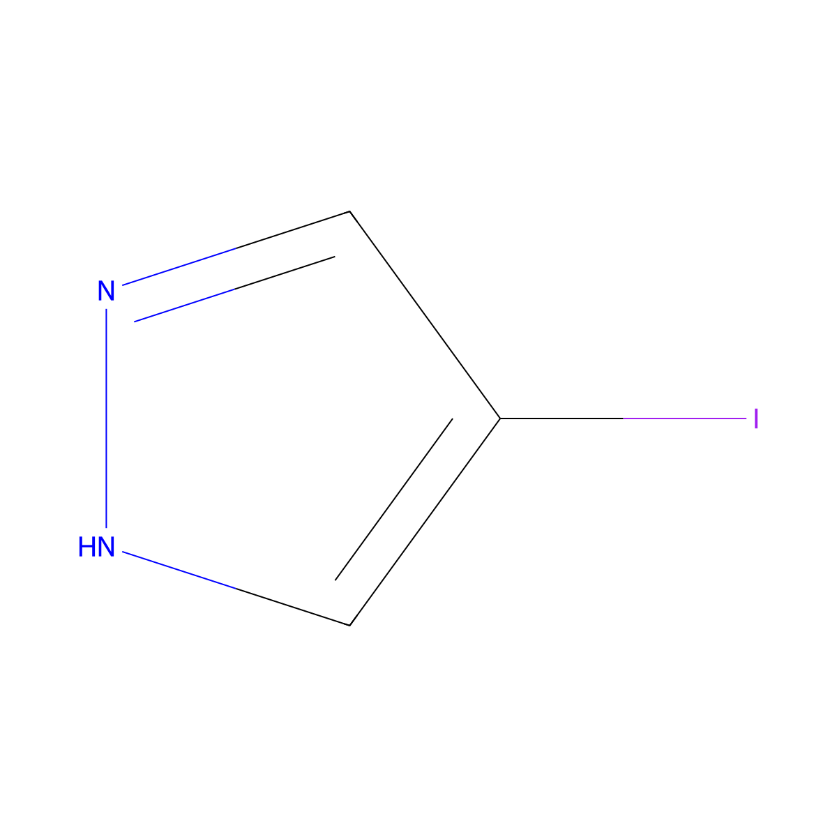 4-Iodopyrazole molecular structure, CAS 3469-69-0