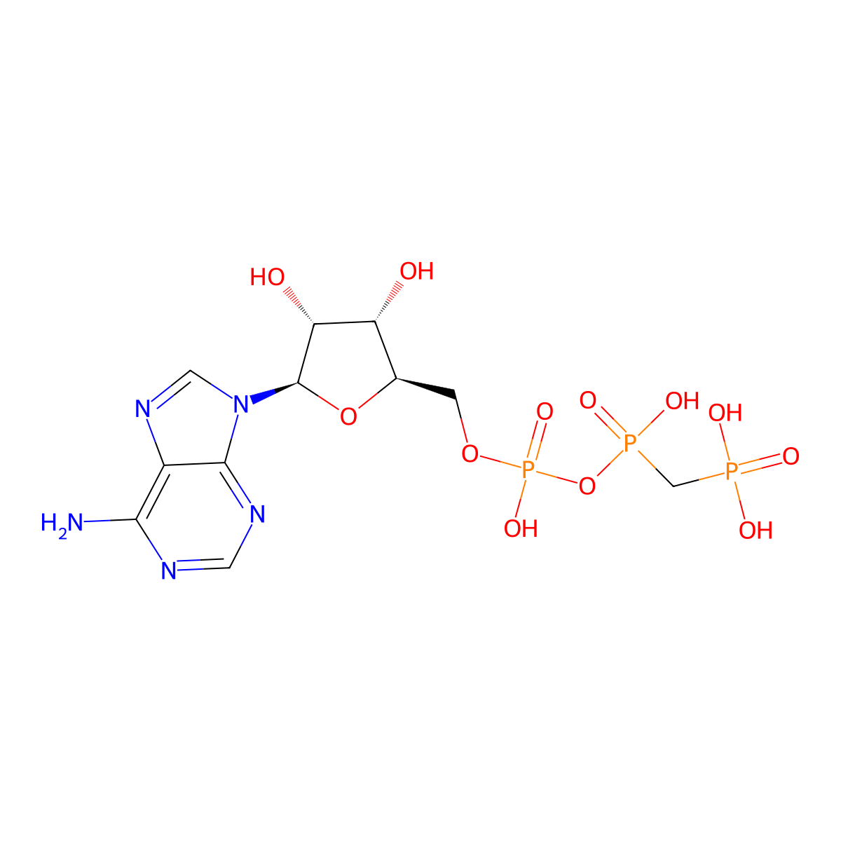 beta,gamma-Methylene ATP molecular structure, CAS 3469-78-1