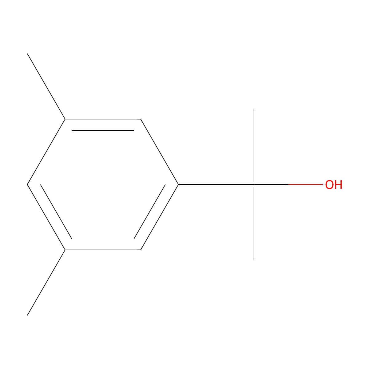 2-(3,5-Dimethylphenyl)propan-2-ol molecular structure, CAS 34696-74-7