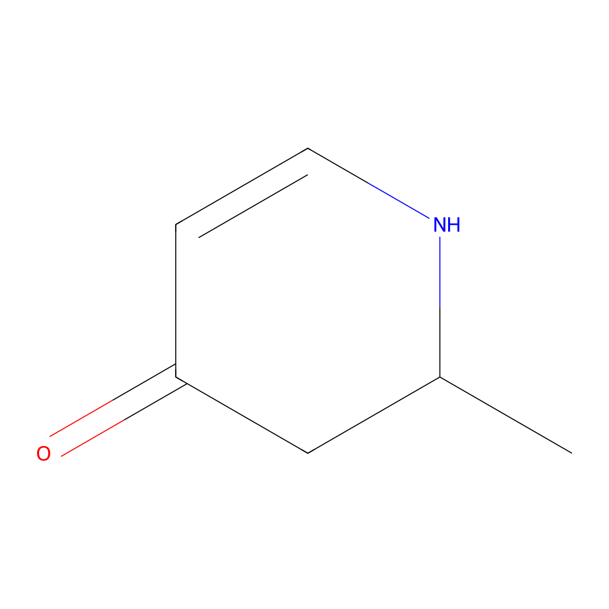 4(1H)-Pyridinone, 2,3-dihydro-2-methyl- molecular structure, CAS 34697-37-5