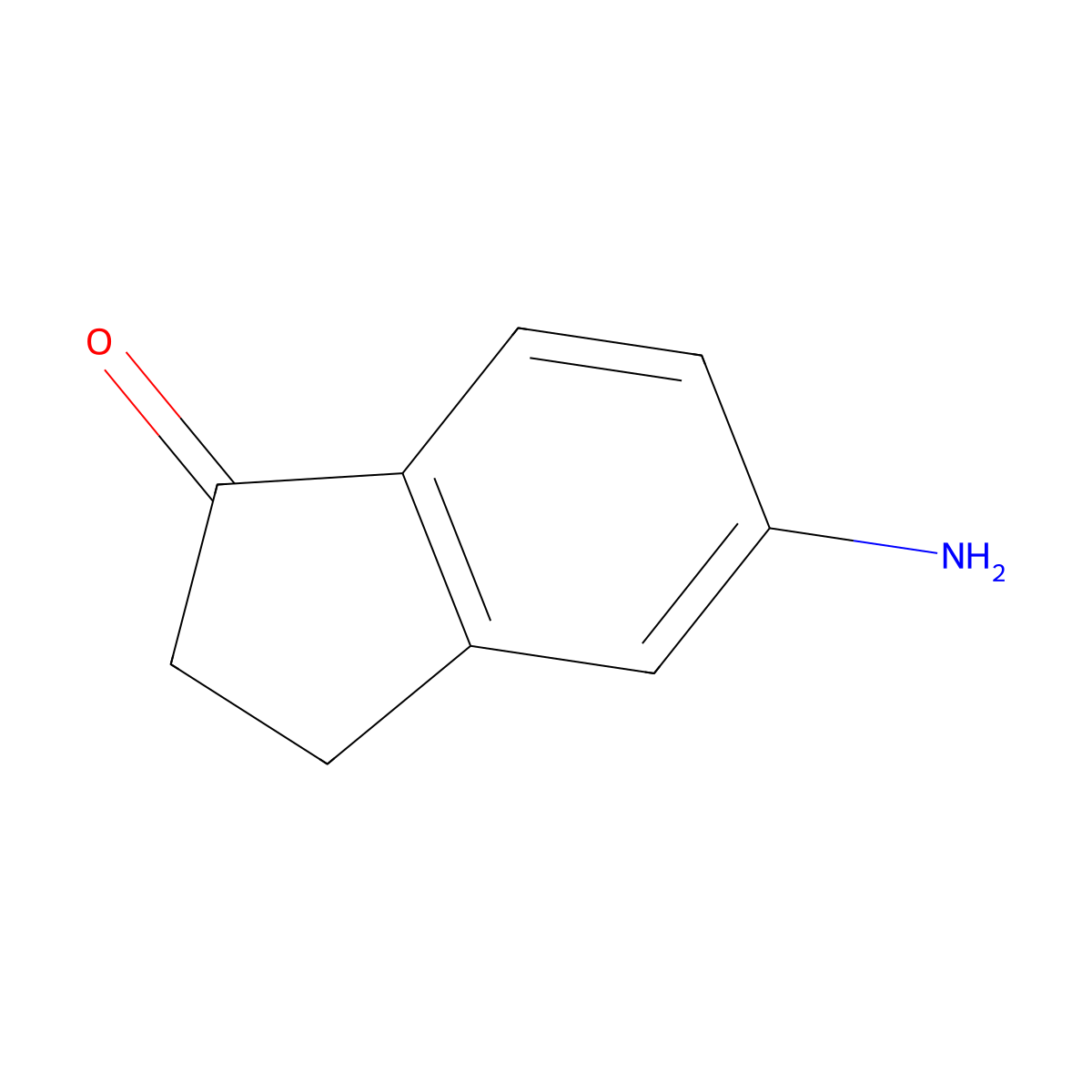 5-amino-2,3-dihydro-1H-inden-1-one molecular structure, CAS 3470-54-0