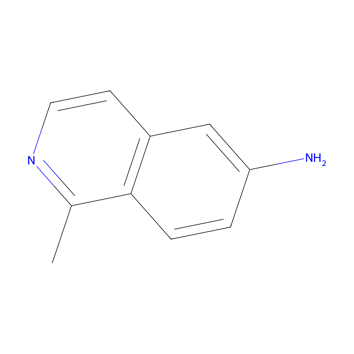 1-Methylisoquinolin-6-amine molecular structure, CAS 347146-39-8