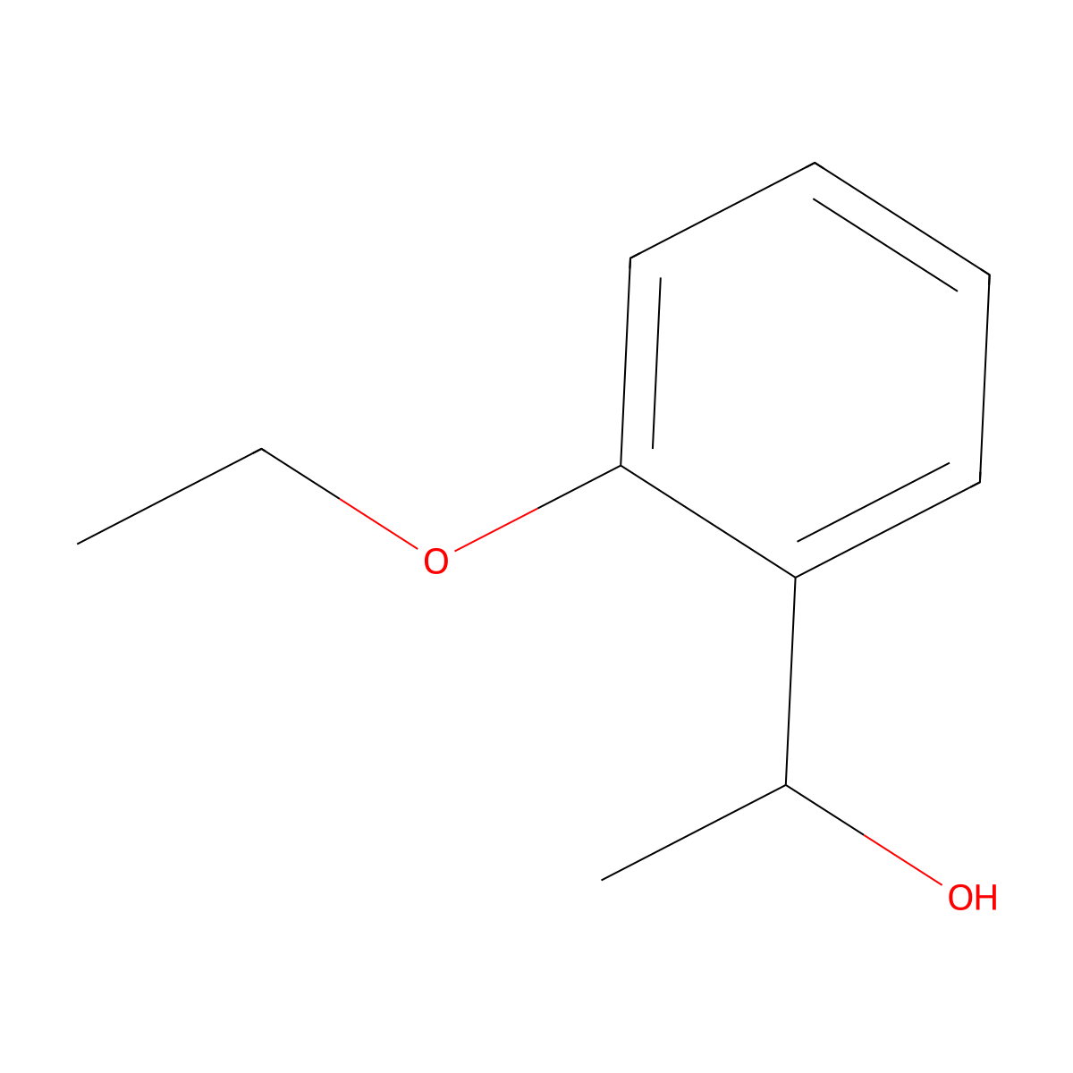 1-(2-Ethoxyphenyl)ethan-1-ol molecular structure, CAS 347194-00-7