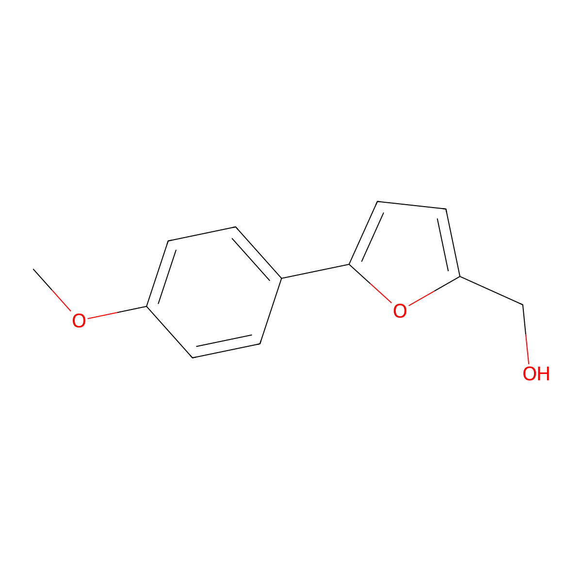 [5-(4-Methoxyphenyl)furan-2-yl]methanol molecular structure, CAS 34721-80-7