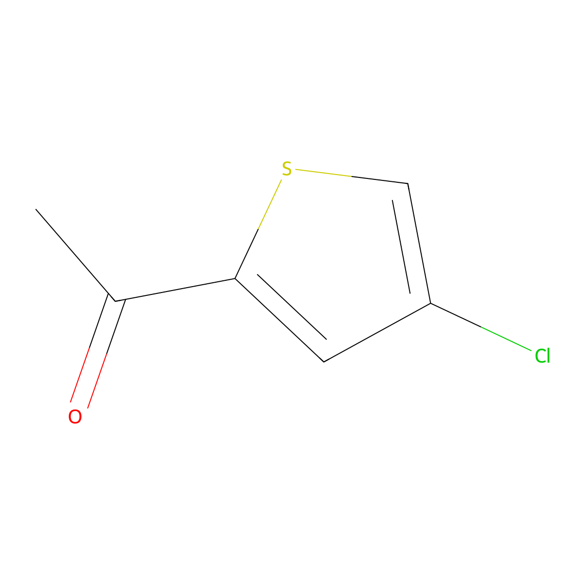 2-Acetyl-4-chlorothiophene molecular structure, CAS 34730-20-6