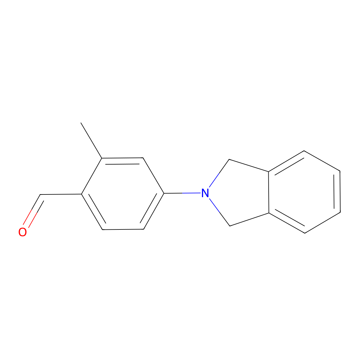 4-(1,3-dihydro-2H-isoindol-2-yl)-2-methylbenzaldehyde molecular structure, CAS 347325-40-0