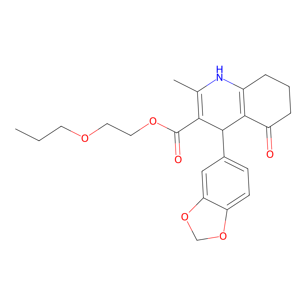 2-Propoxyethyl nedicarboxylate molecular structure, CAS 347326-91-4