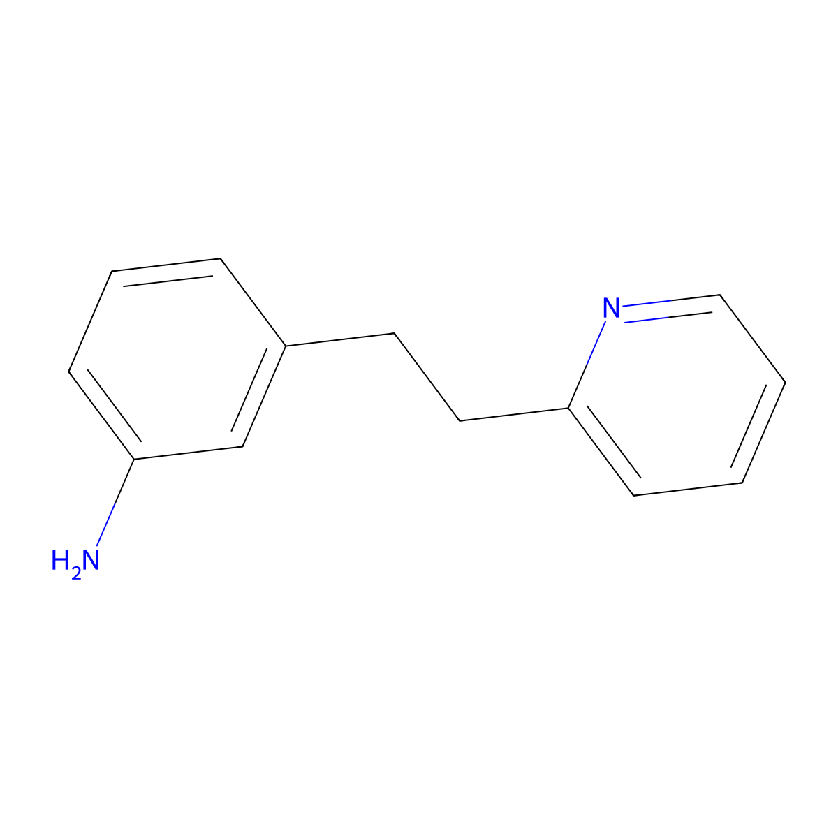 3-(2-Pyridin-2-yl-ethyl)-phenylamine molecular structure, CAS 347335-08-4
