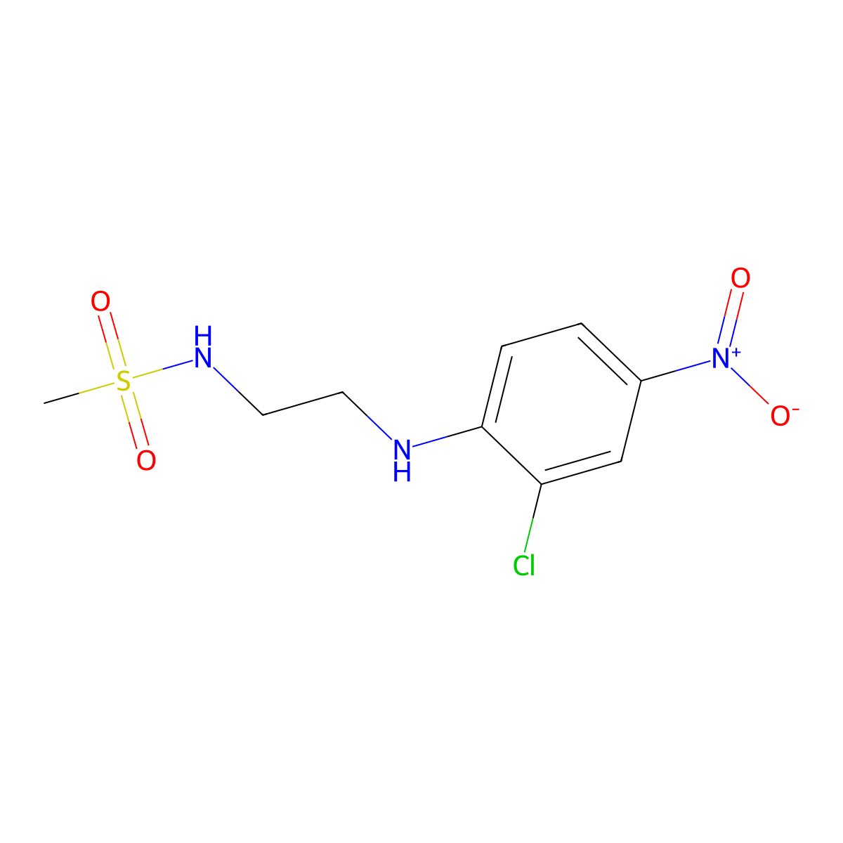 N-[2-(2-chloro-4-nitroanilino)ethyl]methanesulfonamide molecular structure, CAS 347353-76-8