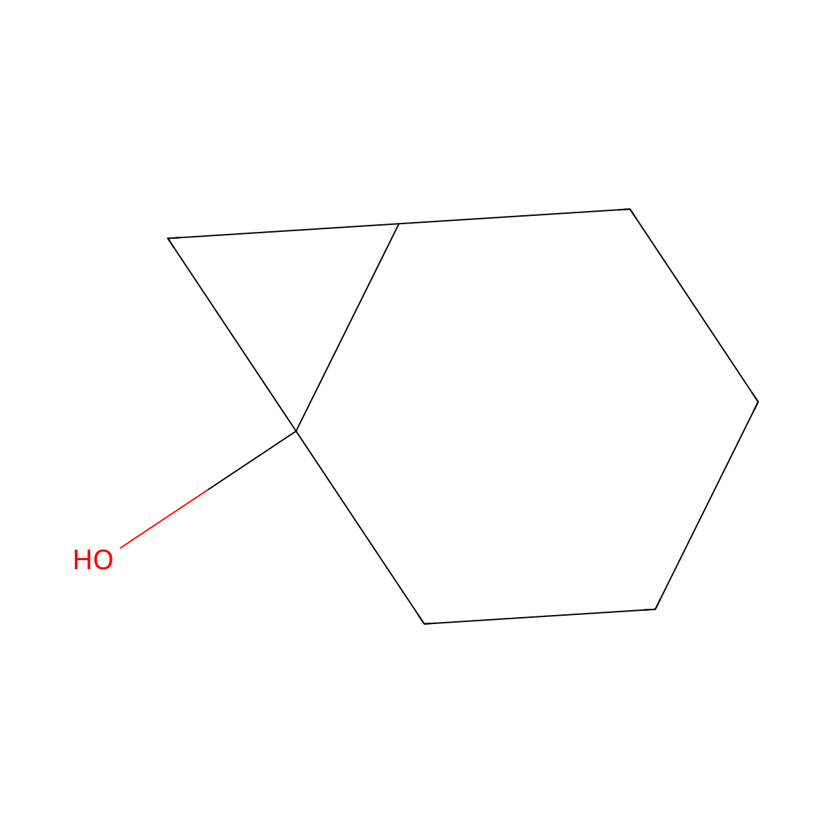 Bicyclo[4.1.0]heptan-1-ol molecular structure, CAS 34737-45-6