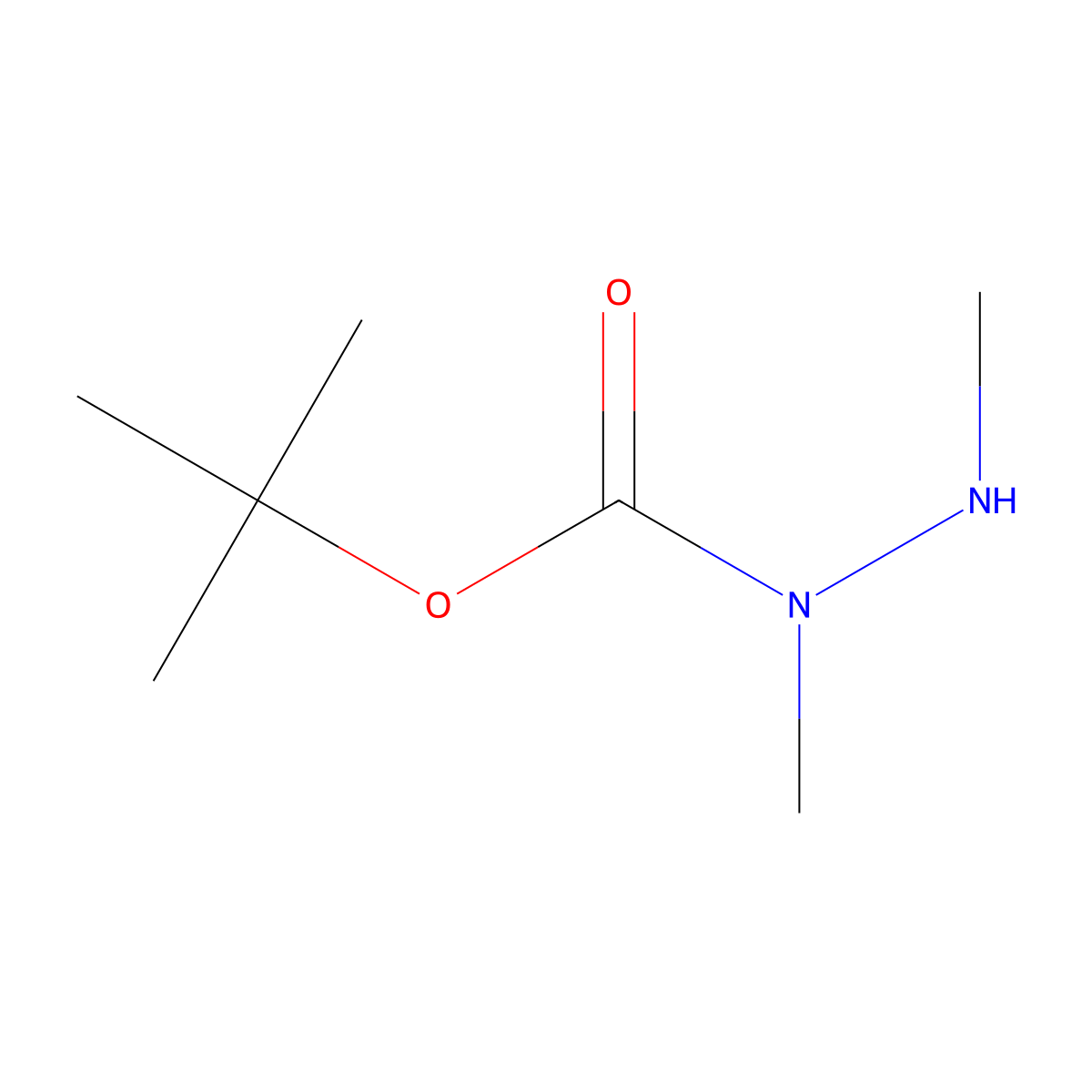 N,N'-Dimethyl(tert-butoxy)carbohydrazide molecular structure, CAS 347391-97-3