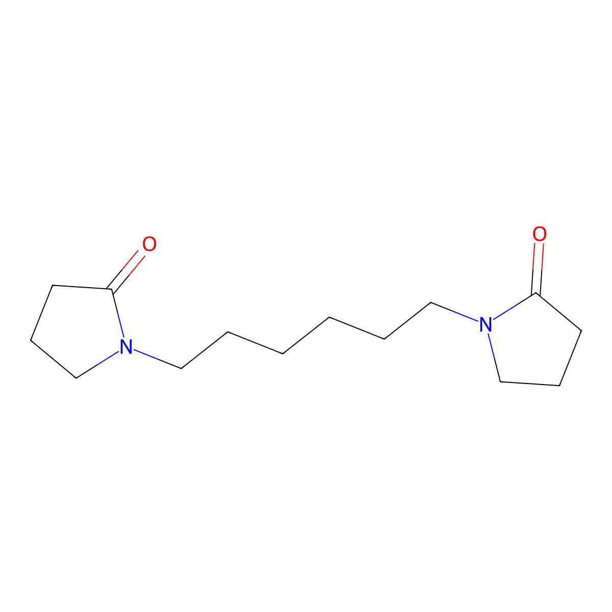 1,1'-Hexamethylenebis(pyrrolidin-2-one) molecular structure, CAS 34751-43-4