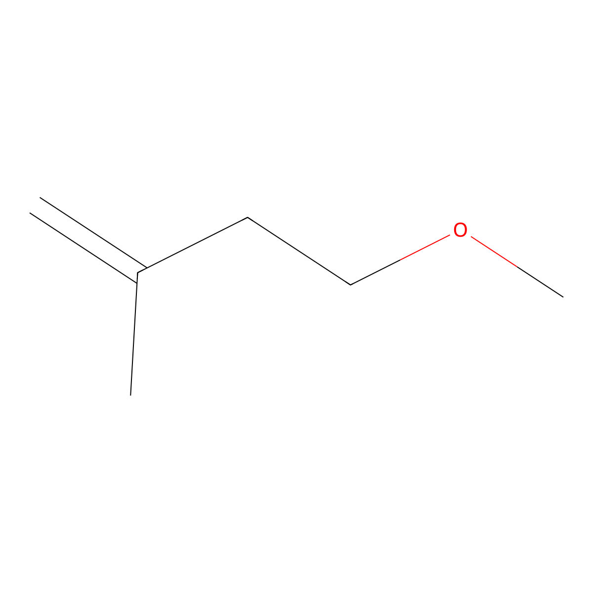 1-Butene, 4-methoxy-2-methyl- molecular structure, CAS 34752-58-4