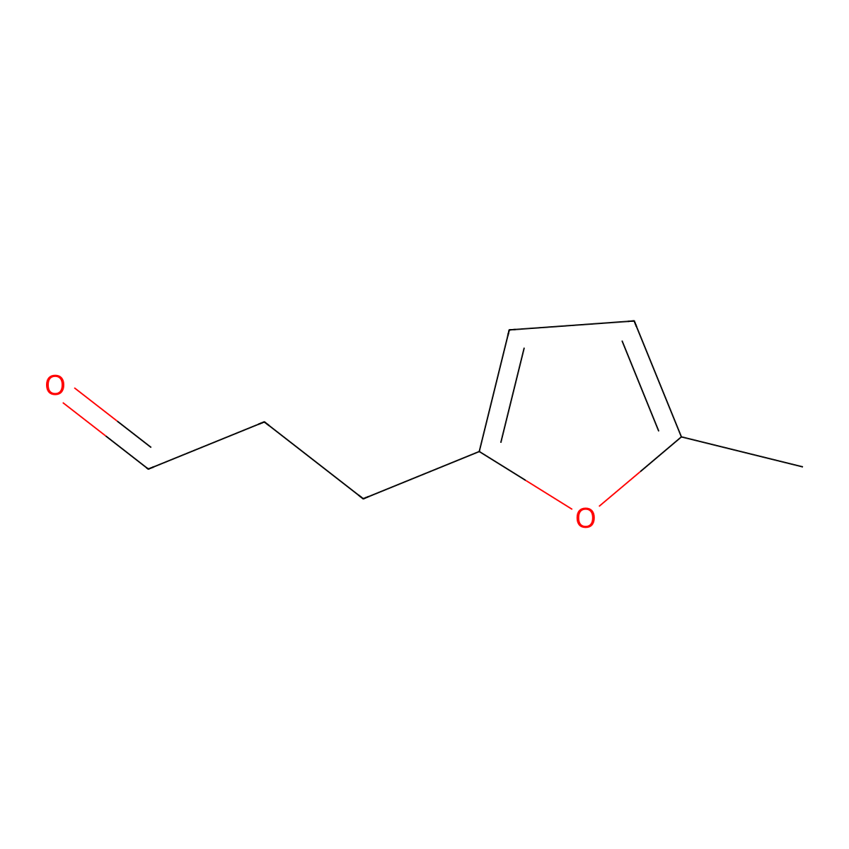 5-Methylfuran-2-propionaldehyde molecular structure, CAS 34756-16-6