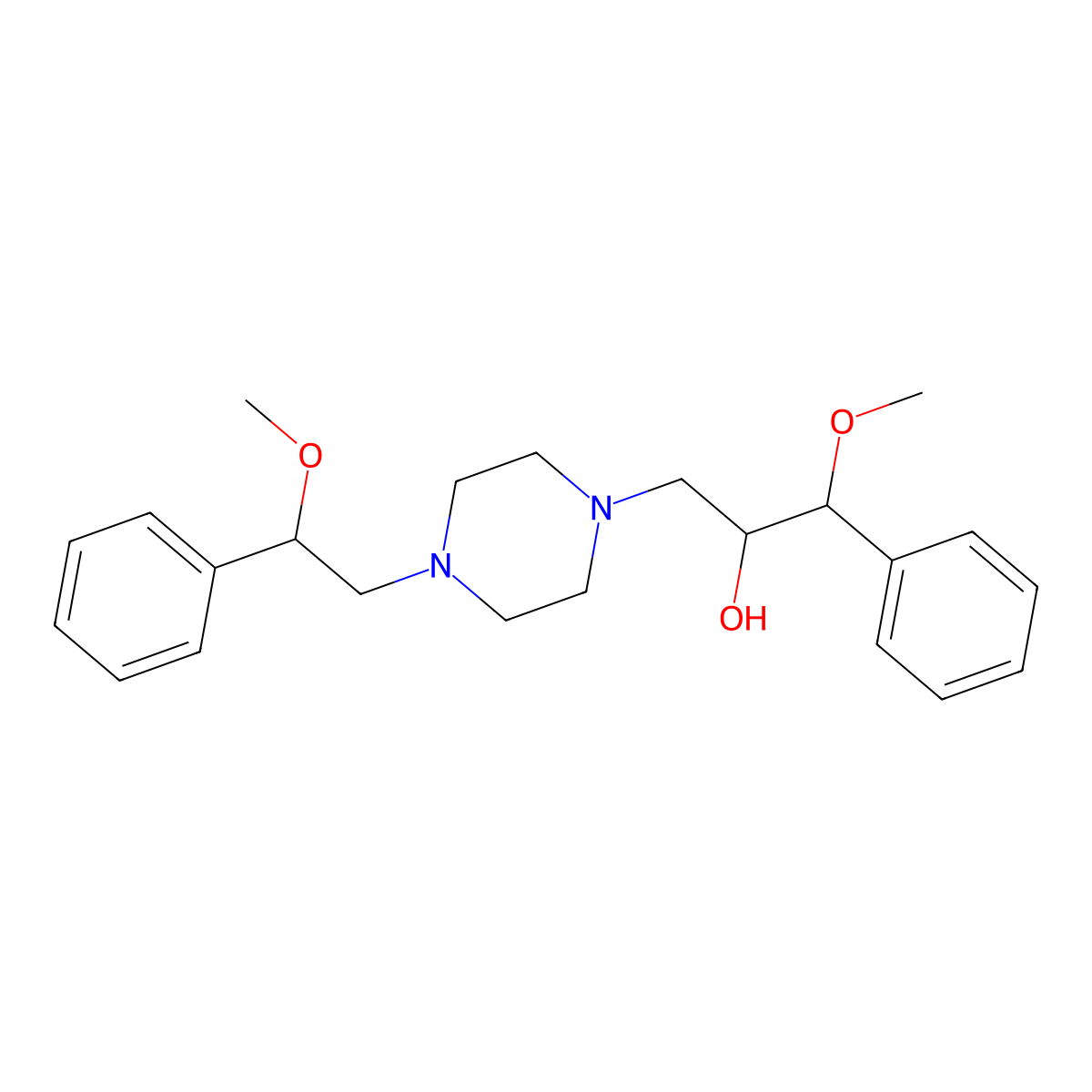 Zipeprol molecular structure, CAS 34758-83-3