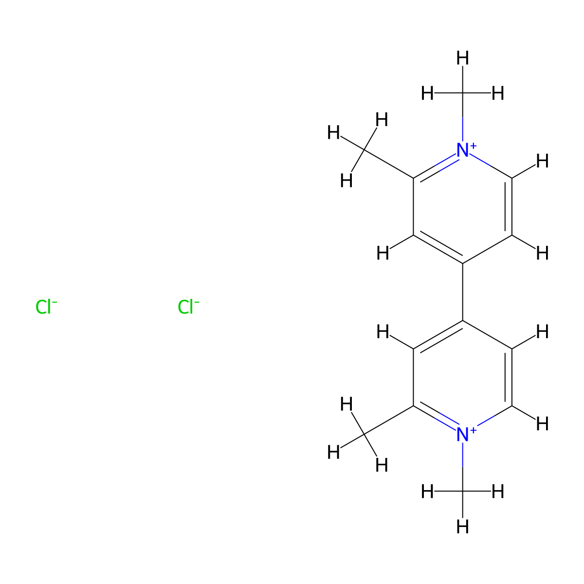 1,1',2,2'-Tetramethylviologen molecular structure, CAS 34758-94-6