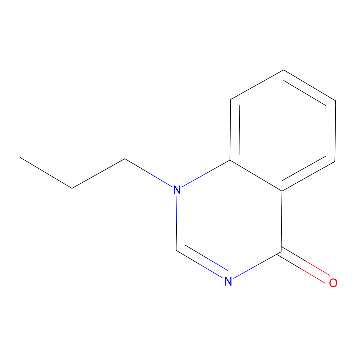 1-Propylquinazolin-4(1H)-one molecular structure, CAS 3476-69-5