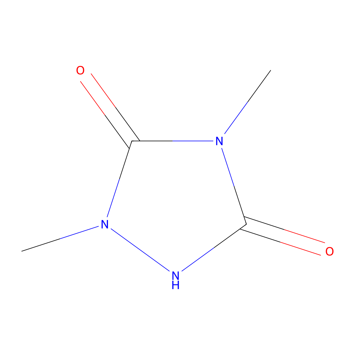 1,4-Dimethyl-1,2,4-triazolidine-3,5-dione molecular structure, CAS 34771-26-1