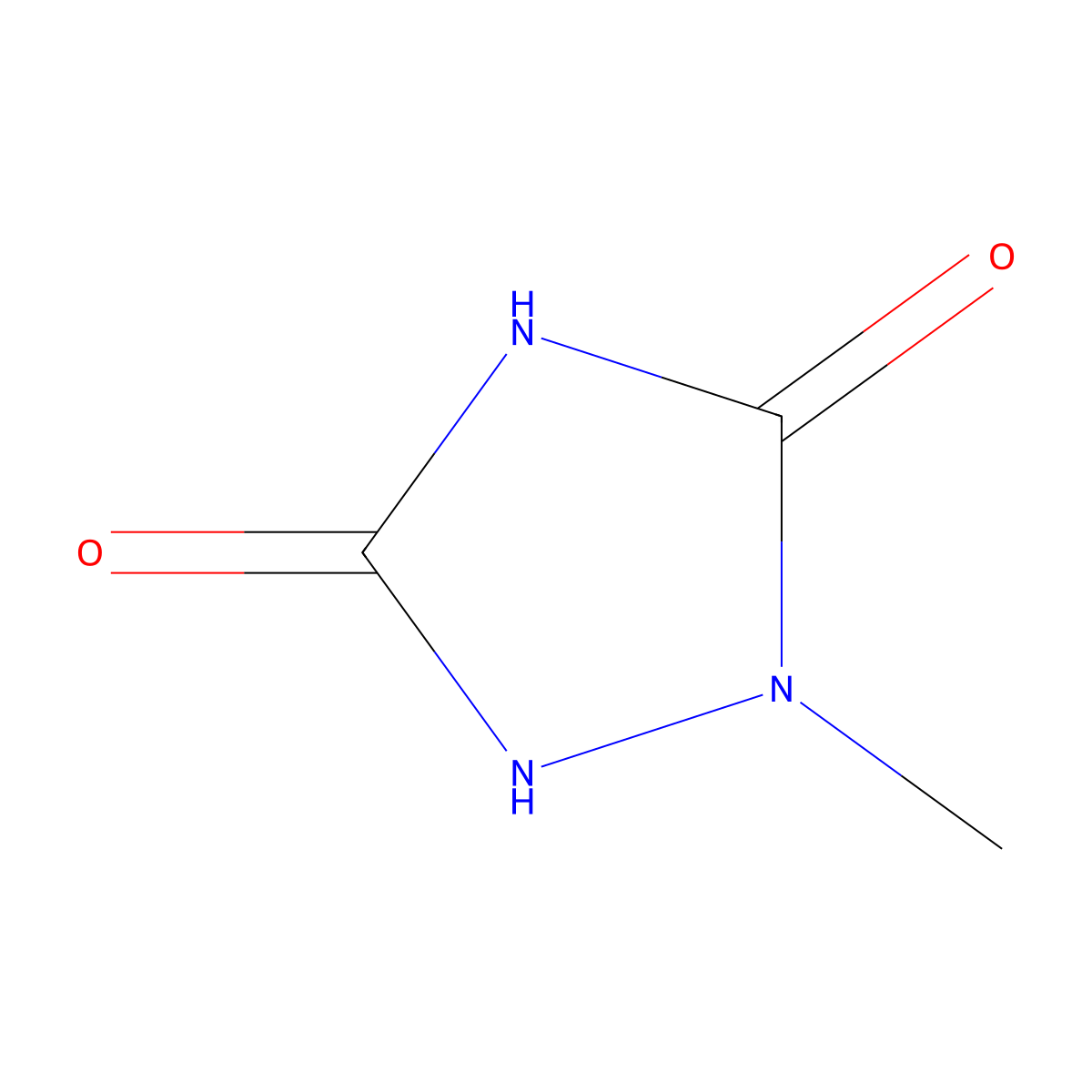 1-Methyl-1,2,4-triazolidine-3,5-dione molecular structure, CAS 34771-28-3